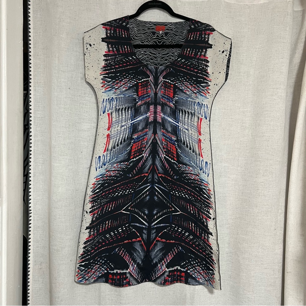 ANIMAPOP Abstract Reversible Patterned Dress - Picture 2 of 7